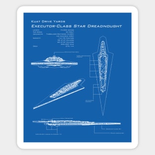 Executor Super Star Destroyer Blueprint Sticker